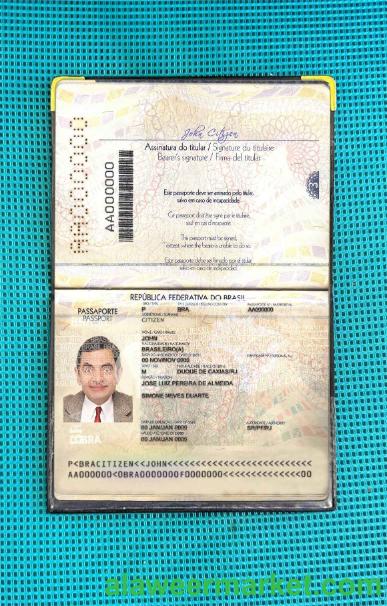 Brazil passport version 2 (2019-present) photo look